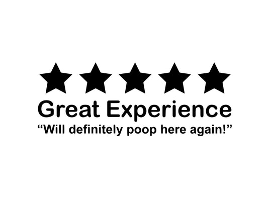 Would Definitely Poop Here Again Collection - ScrewResponsibility.com