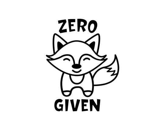 Zero Fox Given Collection - ScrewResponsibility.com